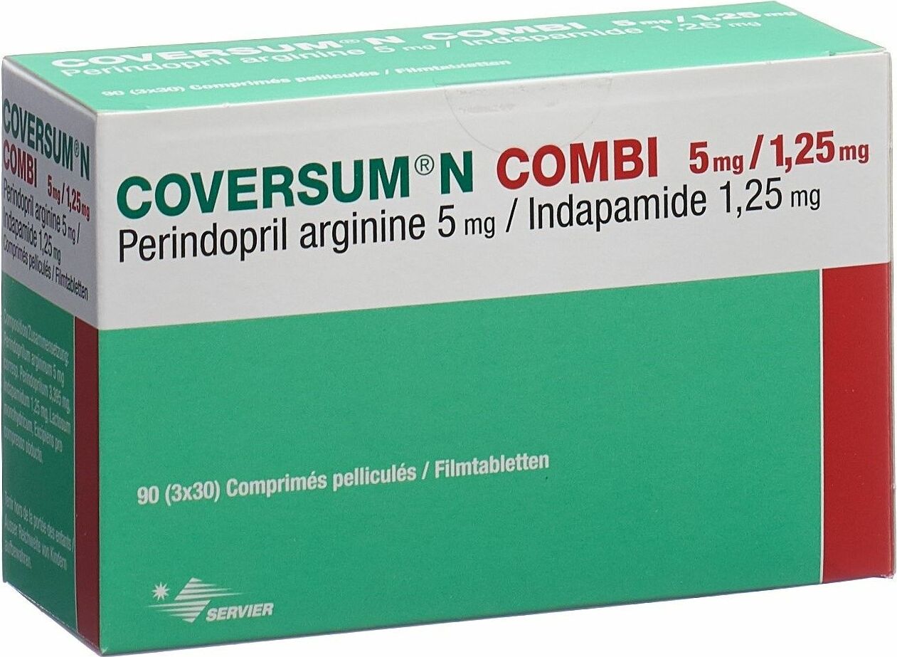 Coversum N combi 5/1.25, comprimés pelliculés