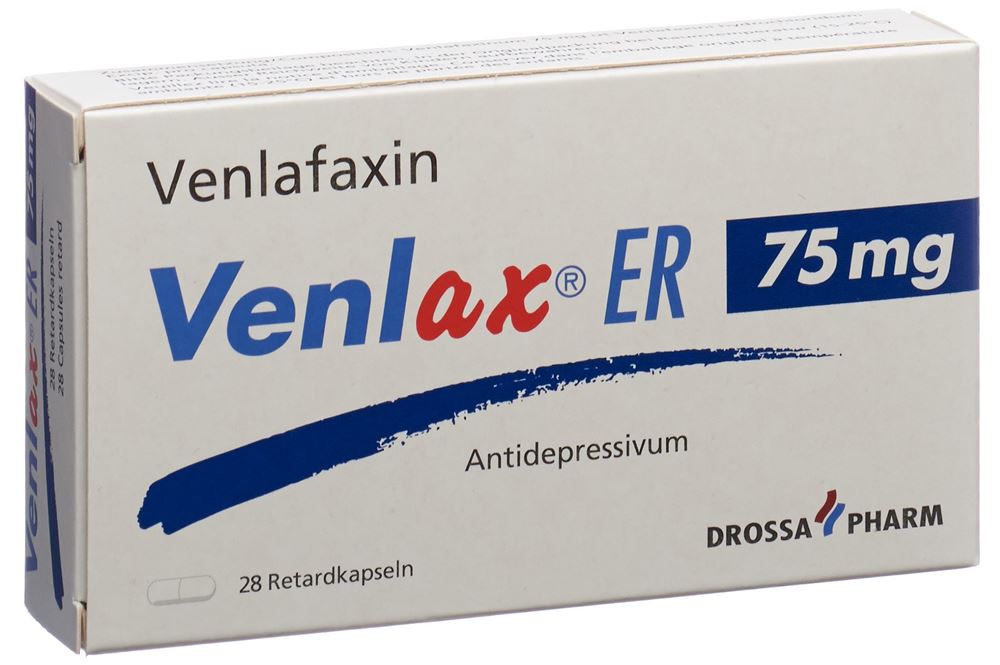 VENLAX ER caps ret 75 mg 28 pce