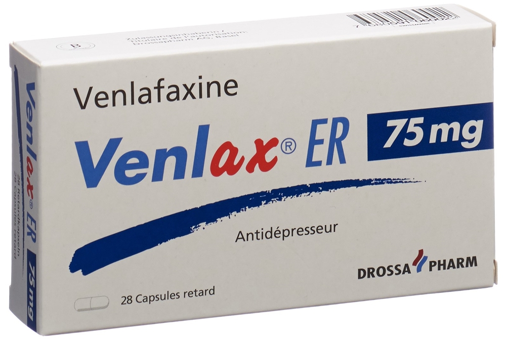 VENLAX ER caps ret 75 mg 28 pce