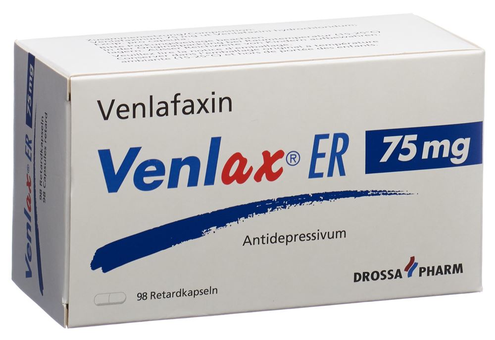 VENLAX ER caps ret 75 mg 98 pce
