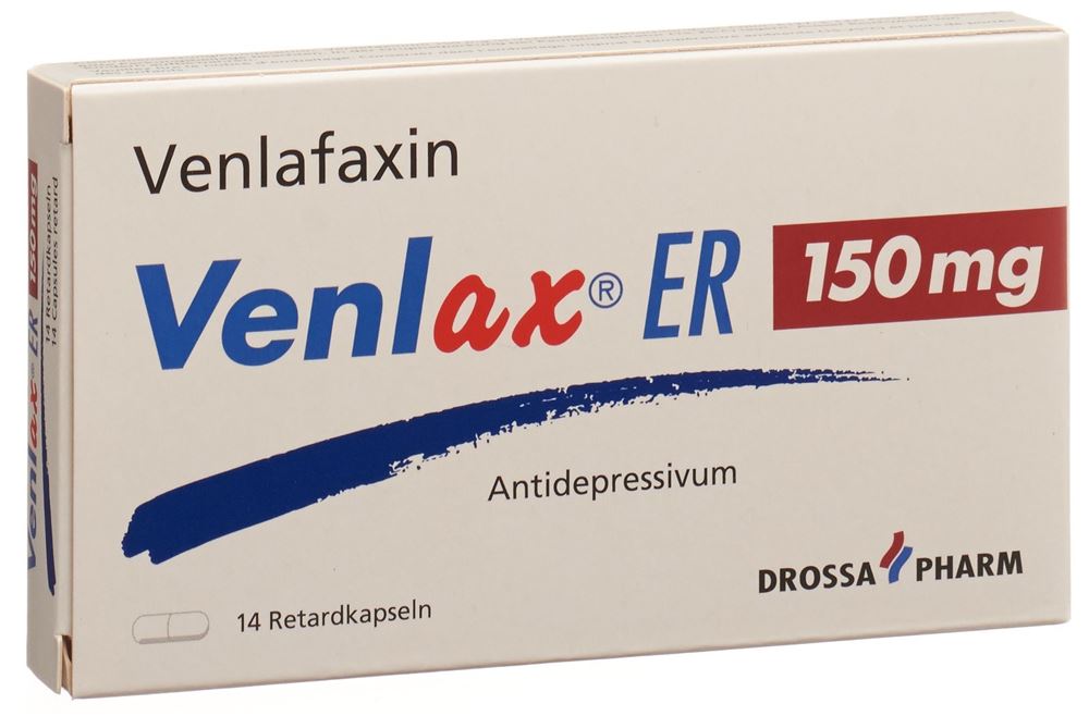 VENLAX ER caps ret 150 mg 14 pce