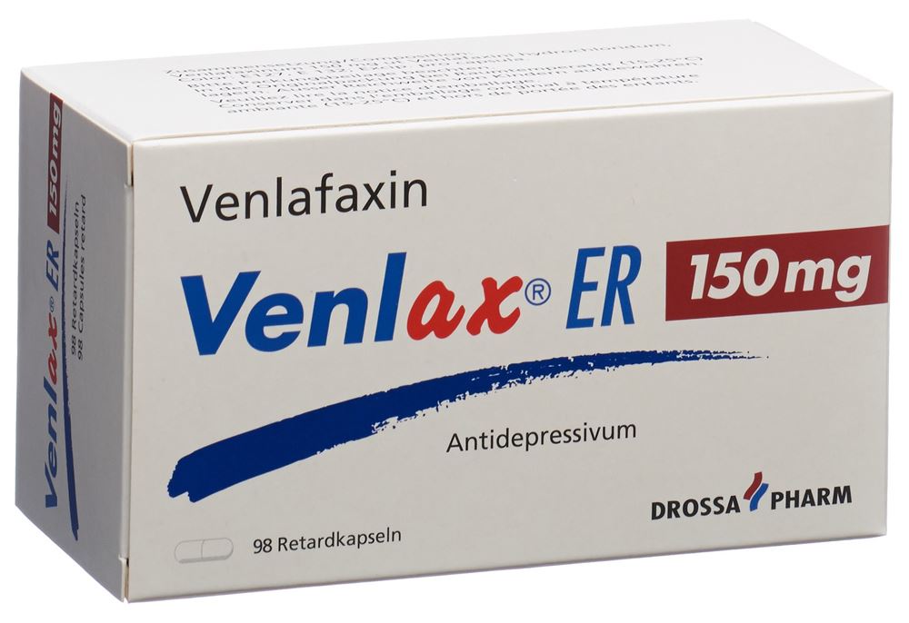 VENLAX ER caps ret 150 mg 98 pce