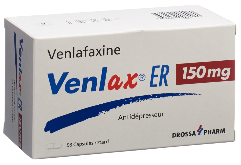 VENLAX ER caps ret 150 mg 98 pce