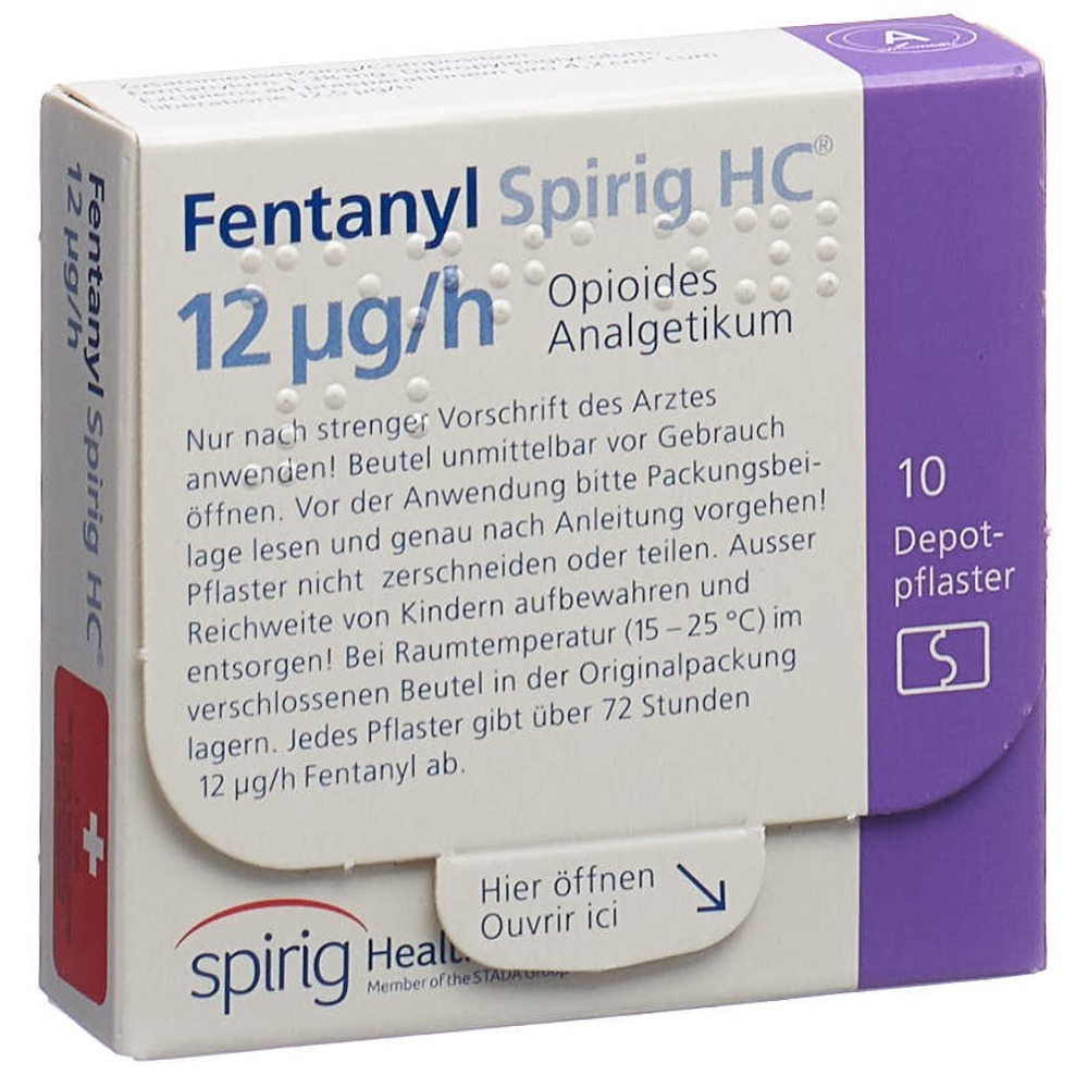 FENTANYL Spirig HC 12 mcg/h disp trans 10 pce