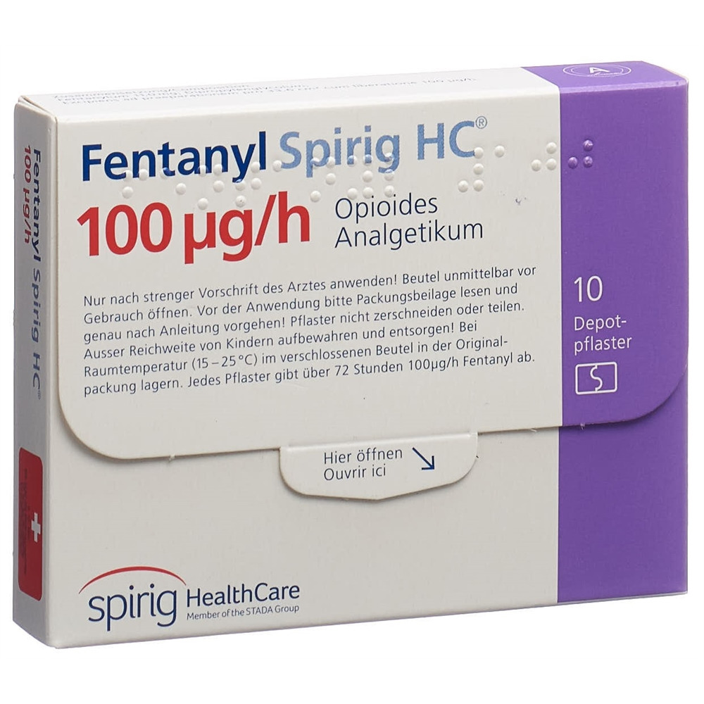 FENTANYL Spirig HC 100 mcg/h disp trans 10 pce