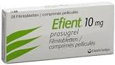 Efient 10 mg, comprimés pelliculés