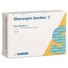 OLANZAPINE Sandoz cpr pell 5 mg 28 pce
