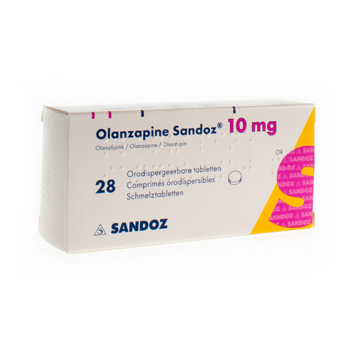 OLANZAPINE Sandoz cpr pell 10 mg 28 pce