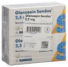 OLANZAPINE Sandoz cpr pell 2.5 mg 98 pce