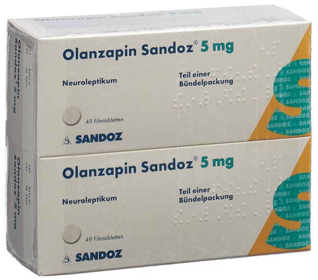 Olanzapin Sandoz 5, Filmtabletten