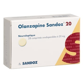 Olanzapin Sandoz 20, Filmtabletten