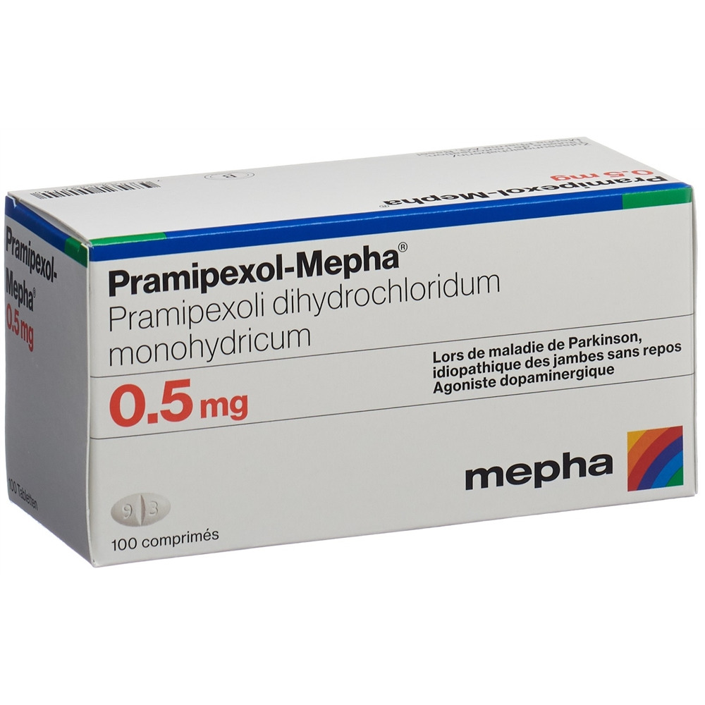 Pramipexol-Mepha 0.5 mg, Tabletten