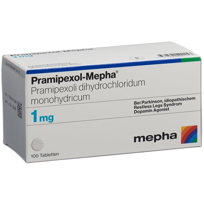 Pramipexol-Mepha 1.0 mg, Tabletten