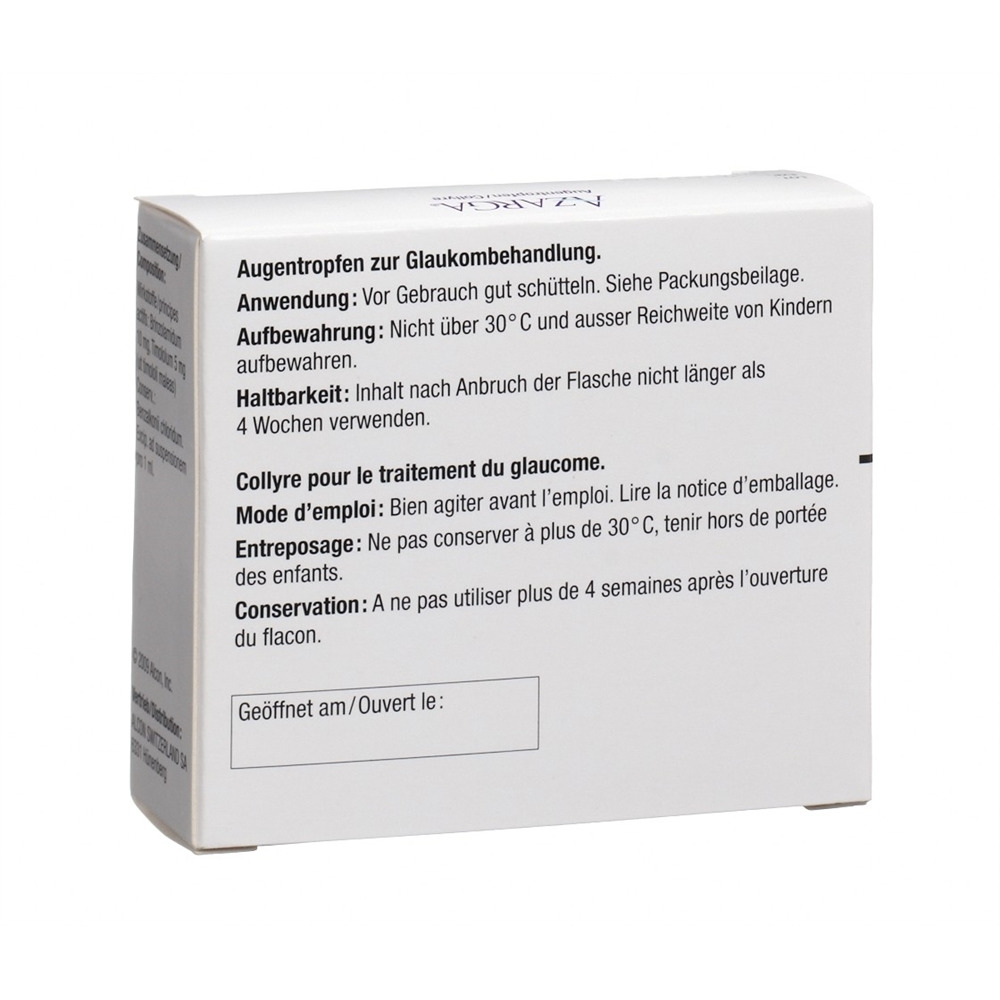 Azarga, Augentropfensuspension