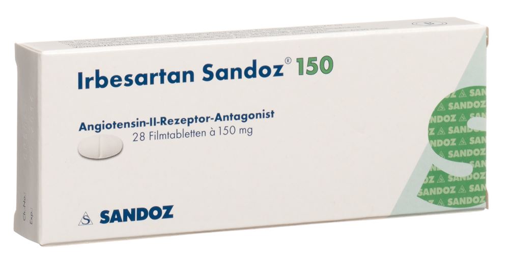 Irbesartan Sandoz 150, Filmtabletten