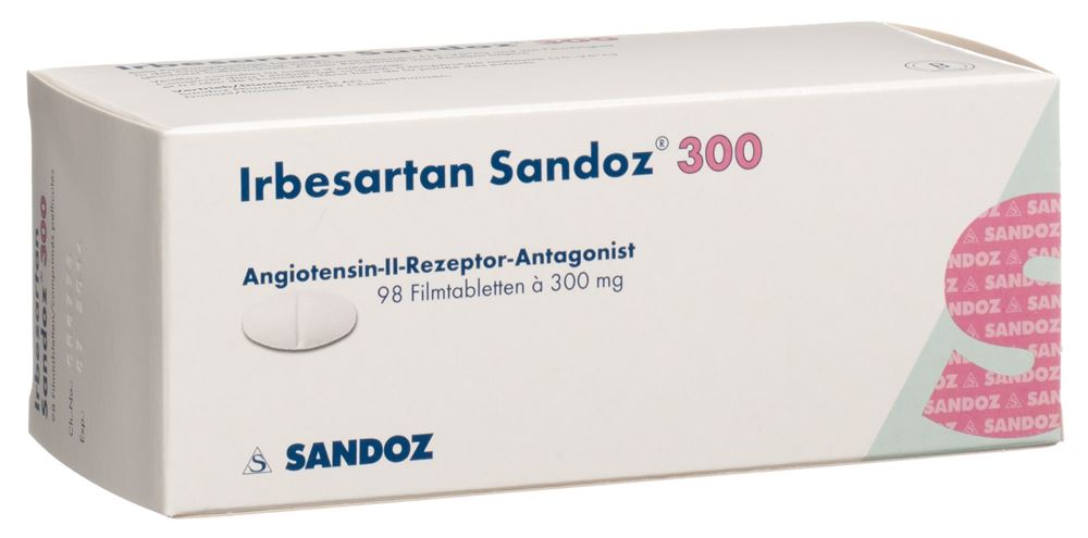 IRBESARTAN Sandoz cpr pell 300 mg 98 pce