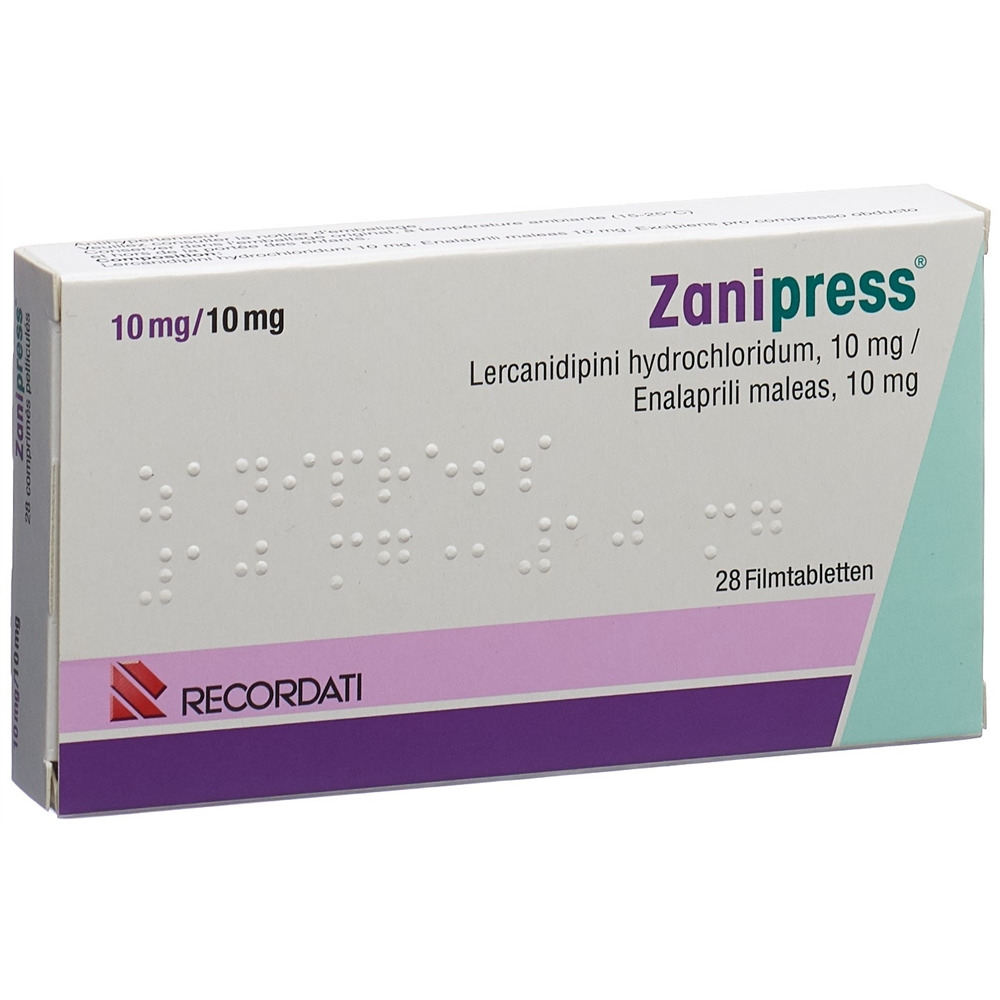 ZANIPRESS cpr pell 10/10 mg 28 pce
