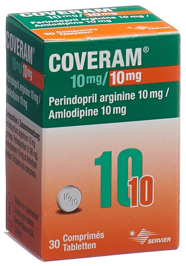 COVERAM cpr 10/10 mg bte 30 pce