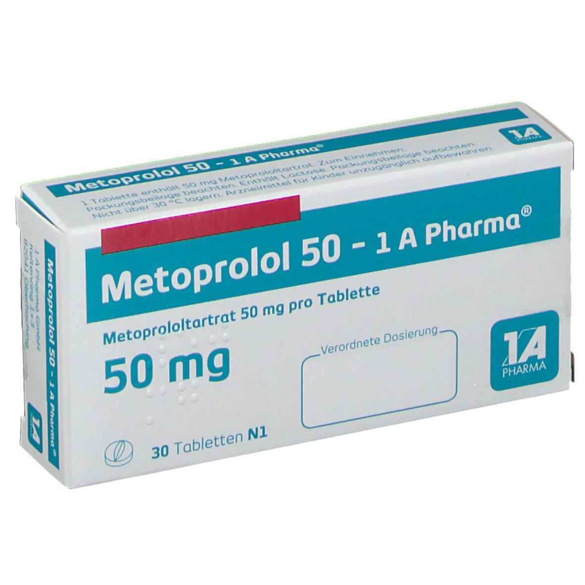 Metoprolol-Acino 50, Retardtabletten