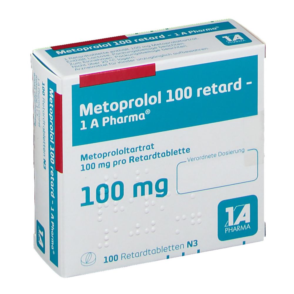 Metoprolol-Acino 100, Retardtabletten