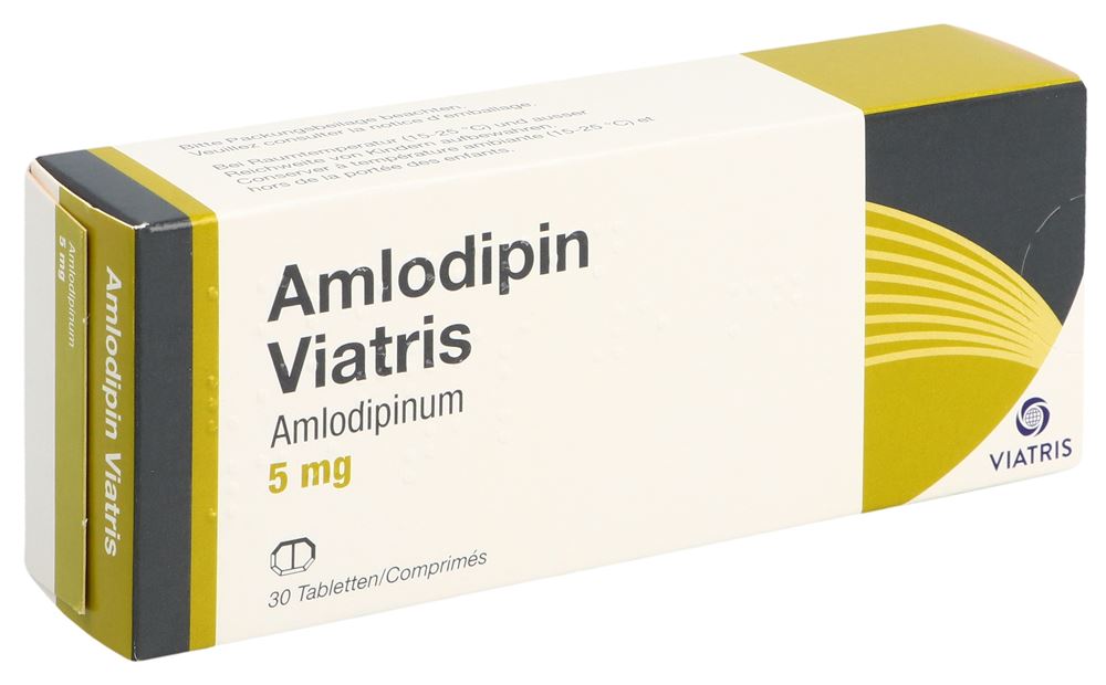 Amlodipin Viatris 5 mg, Tabletten
