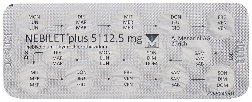 Nebilet plus 5/12,5 mg, Filmtabletten
