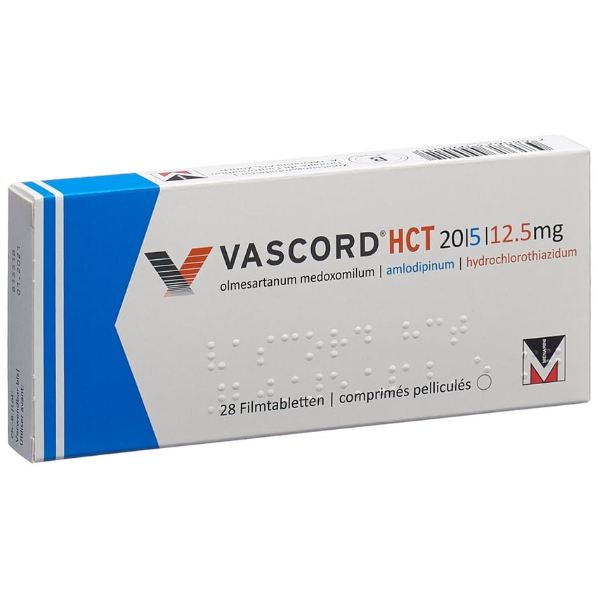 Vascord 40mg/5mg, Filmtabletten