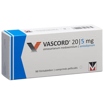 Vascord 40mg/10mg, Filmtabletten