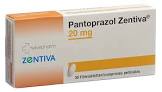 Pantoprazol Zentiva 20 mg, Filmtabletten