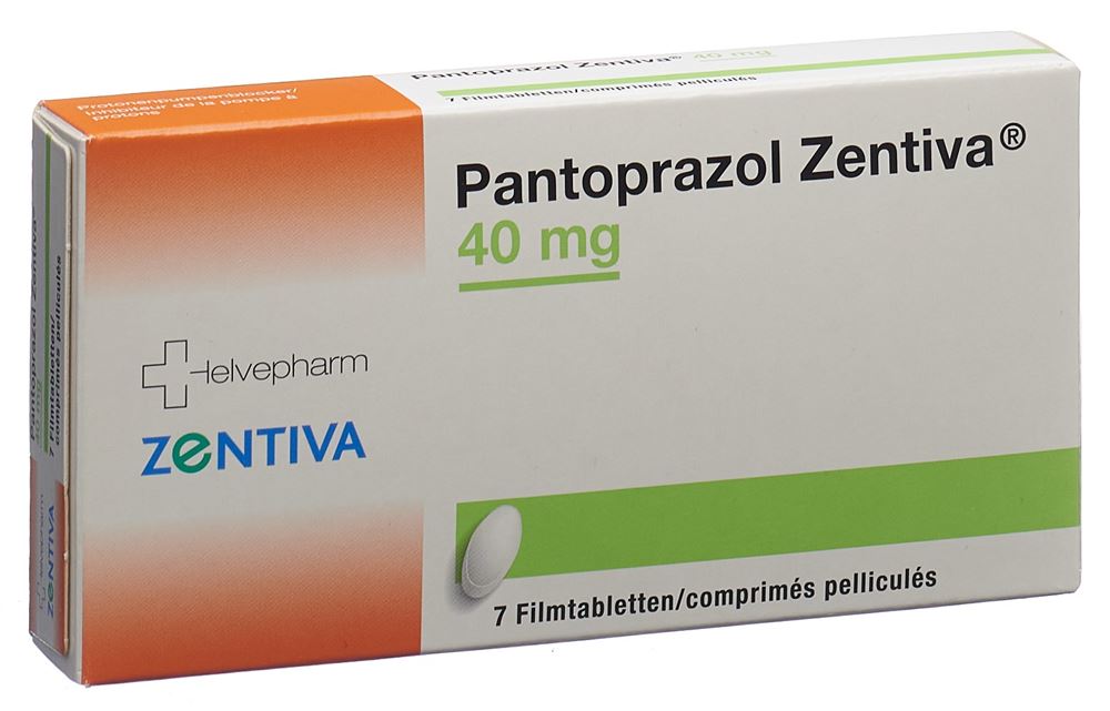 Pantoprazol Zentiva 40 mg, Filmtabletten