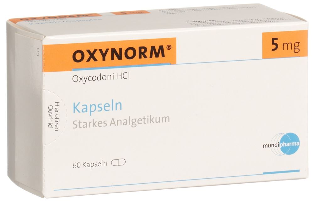 OXYNORM caps 5 mg 60 pce