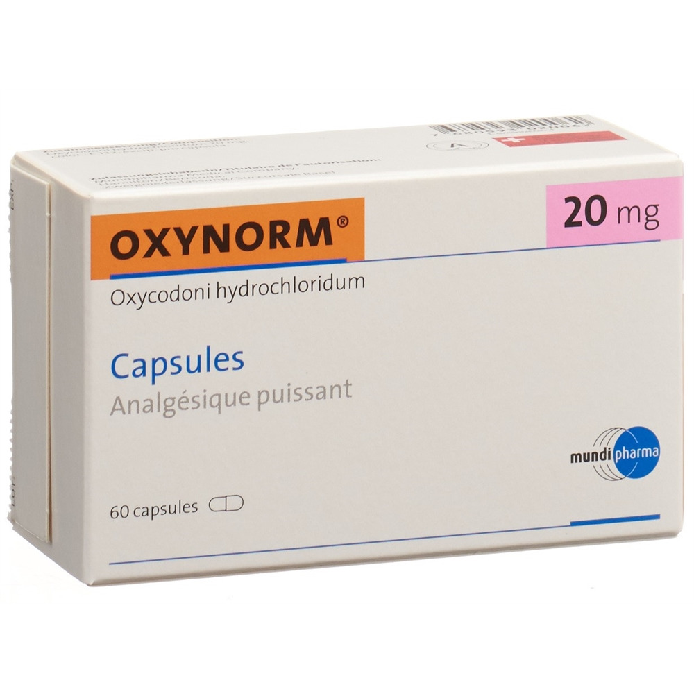 OXYNORM caps 20 mg 60 pce