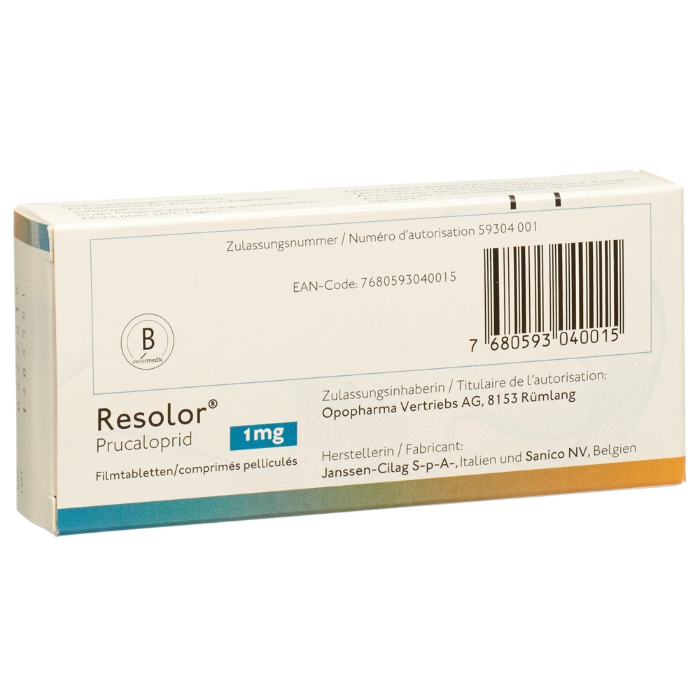 Resolor 1 mg, Filmtabletten