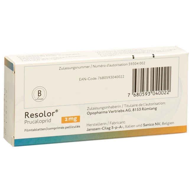 Resolor 1 mg, Filmtabletten