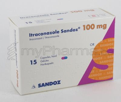 ITRACONAZOLE Sandoz eco caps 100 mg 30 pce