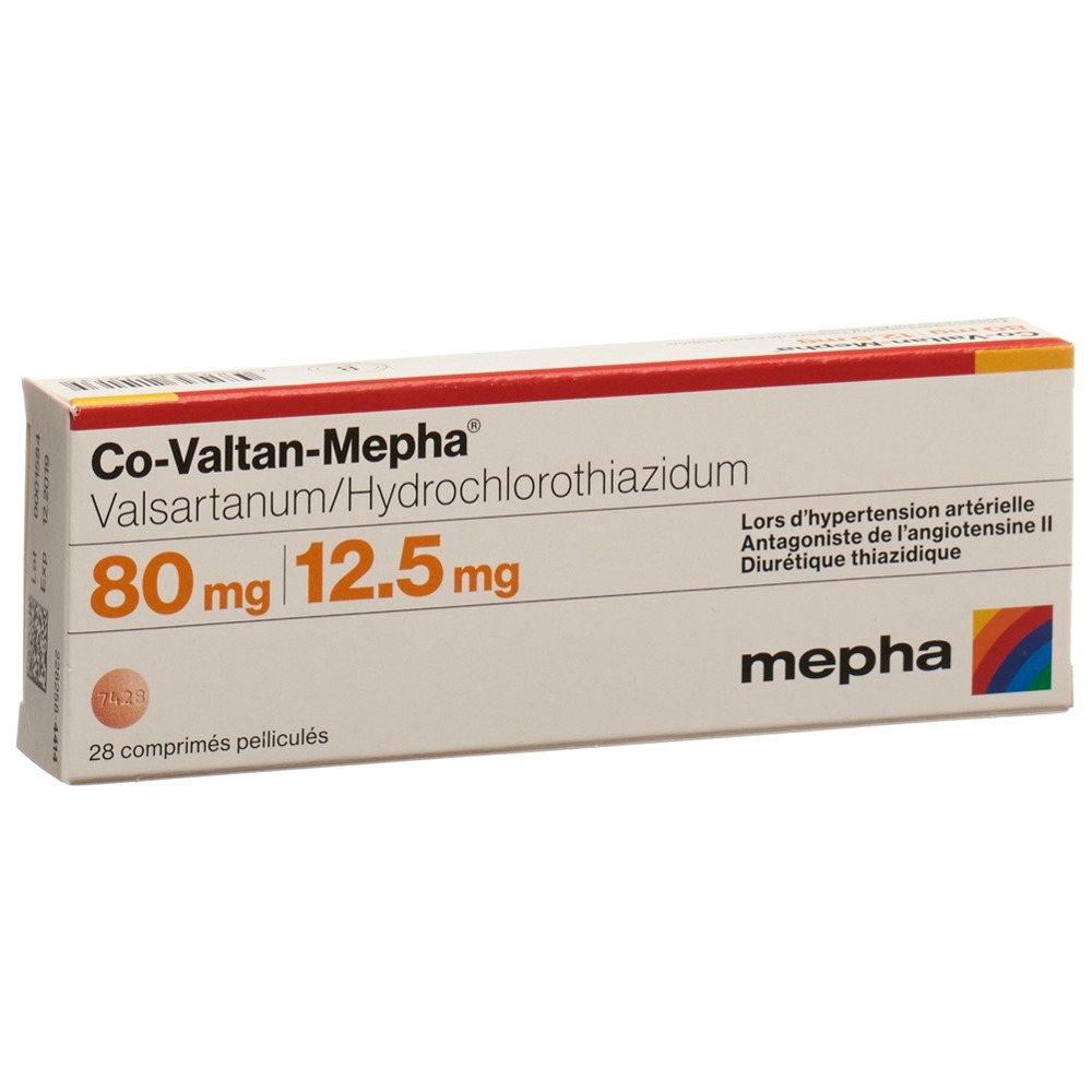 Co-Valtan-Mepha 80/12.5 mg, Filmtabletten