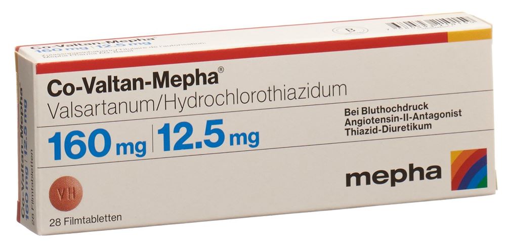 Co-Valtan-Mepha 160/12.5 mg, Filmtabletten