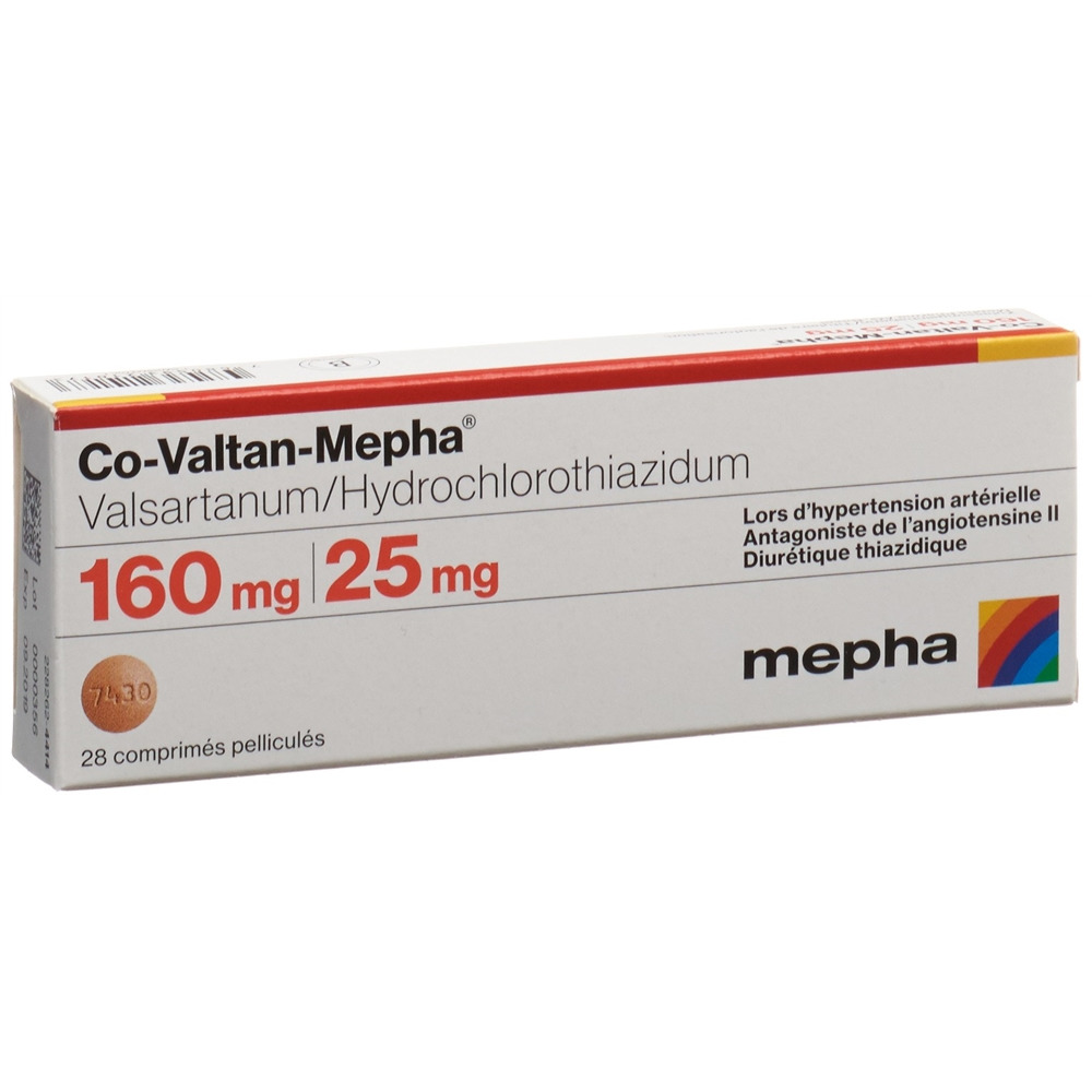 Co-Valtan-Mepha 160/25 mg, Filmtabletten