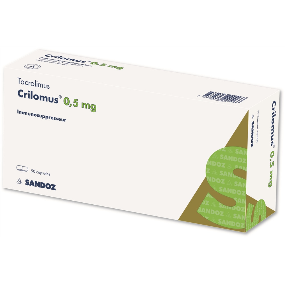 CRILOMUS caps 0.5 mg 50 pce