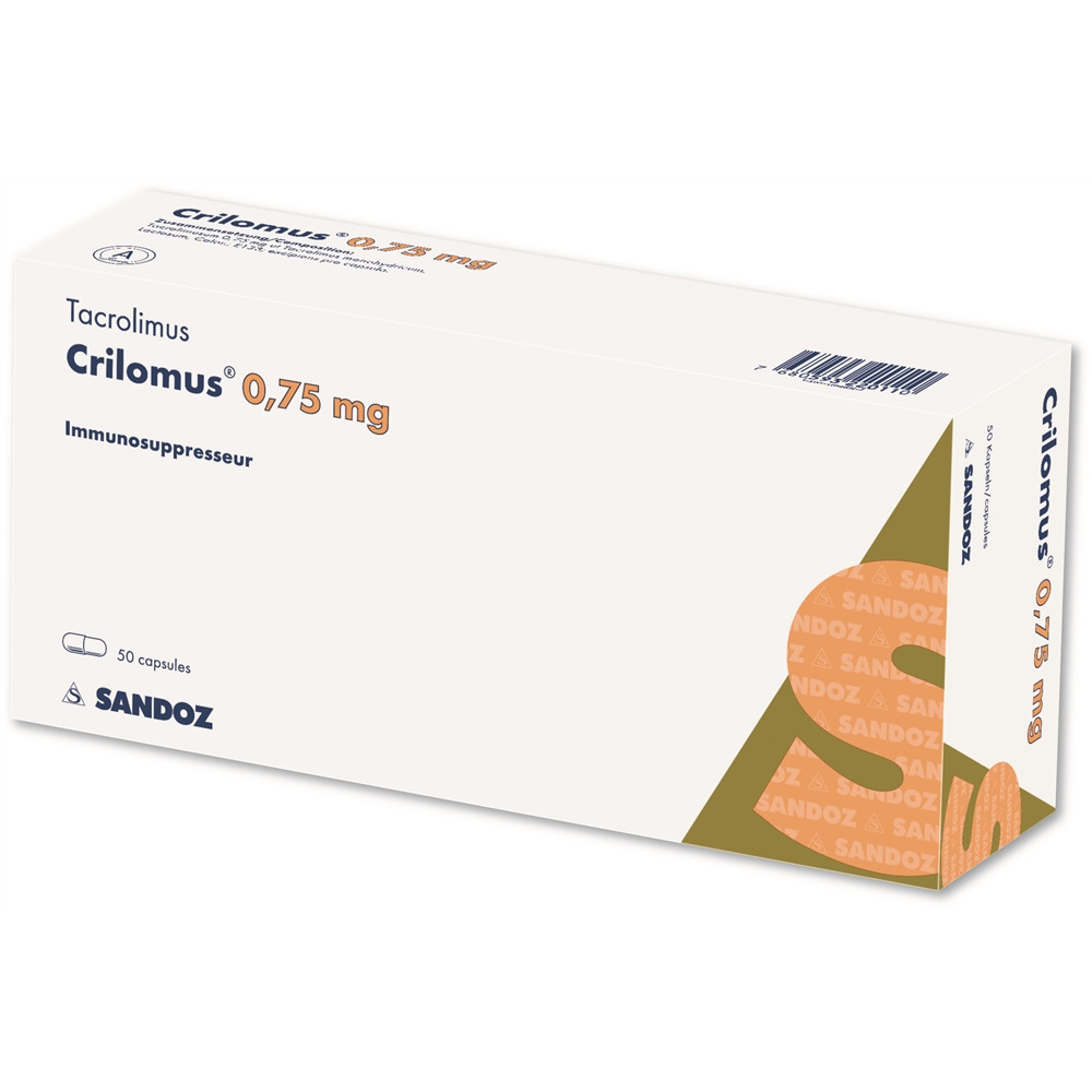 Crilomus 0.75 mg, Kapseln