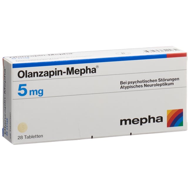 Olanzapin-Mepha 5, Tabletten