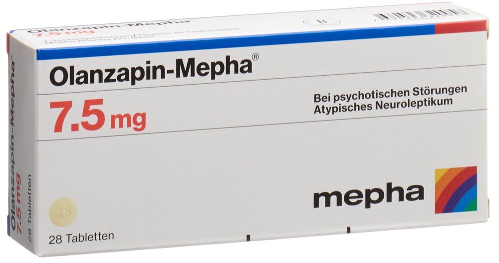 Olanzapin-Mepha 7.5, Tabletten