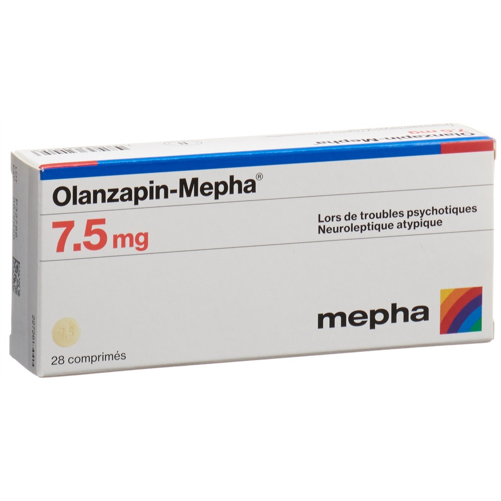 Olanzapin-Mepha 7.5, Tabletten