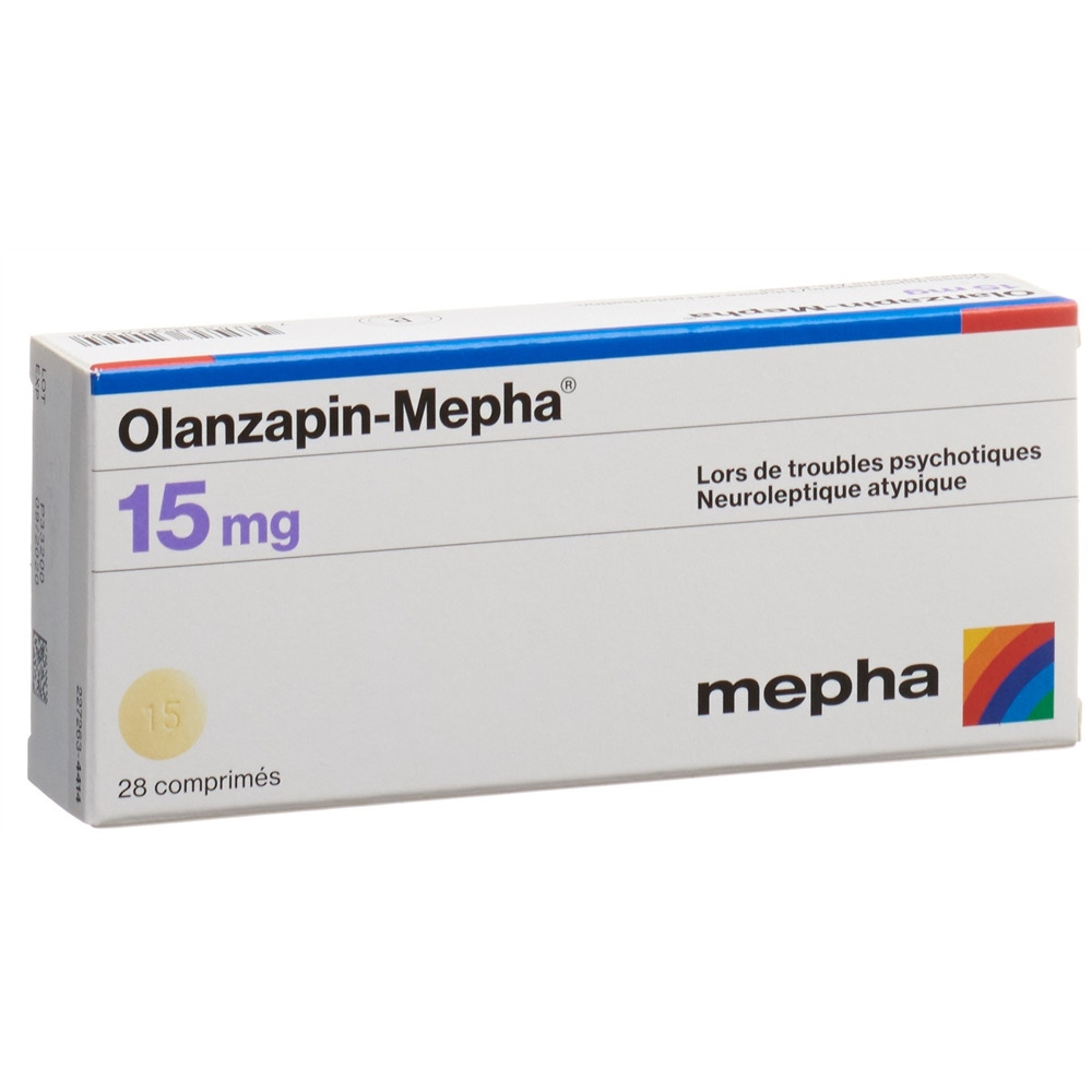 OLANZAPIN Mepha cpr 15 mg 28 pce