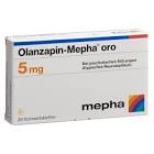 OLANZAPIN Mepha oro cpr orodisp 7.5 mg 28 pce
