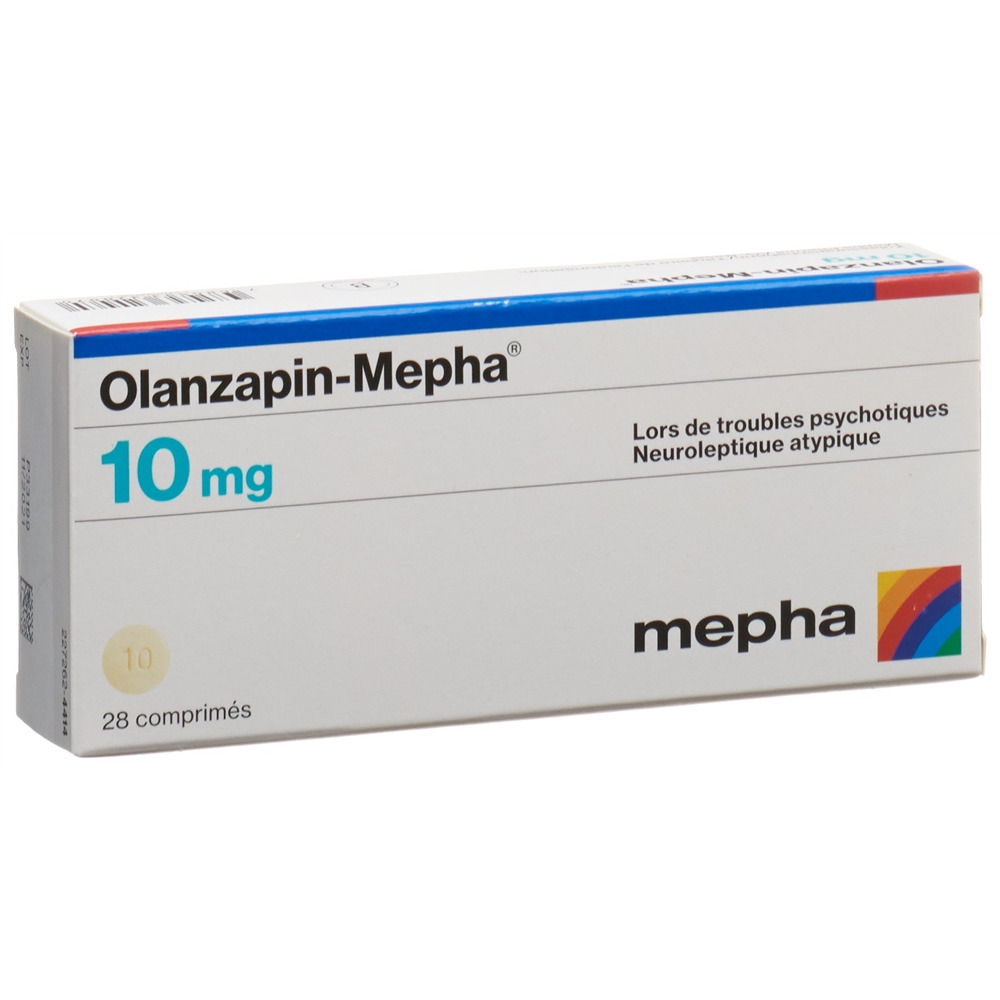 OLANZAPIN Mepha oro cpr orodisp 10 mg 28 pce
