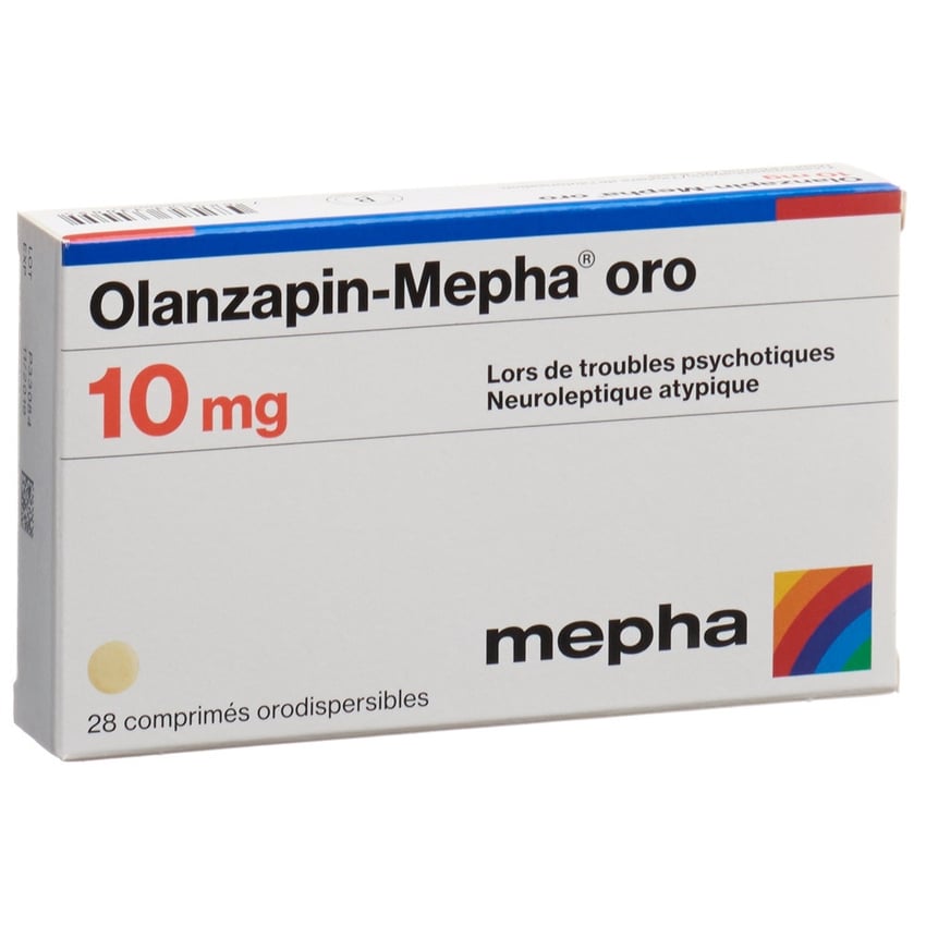 OLANZAPIN Mepha oro cpr orodisp 15 mg 28 pce