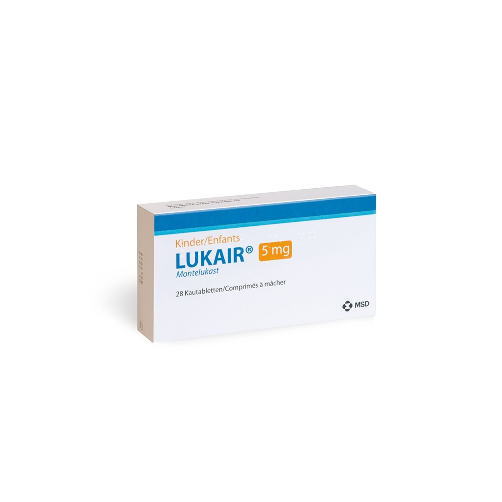 LUKAIR cpr croquer 5 mg 28 pce