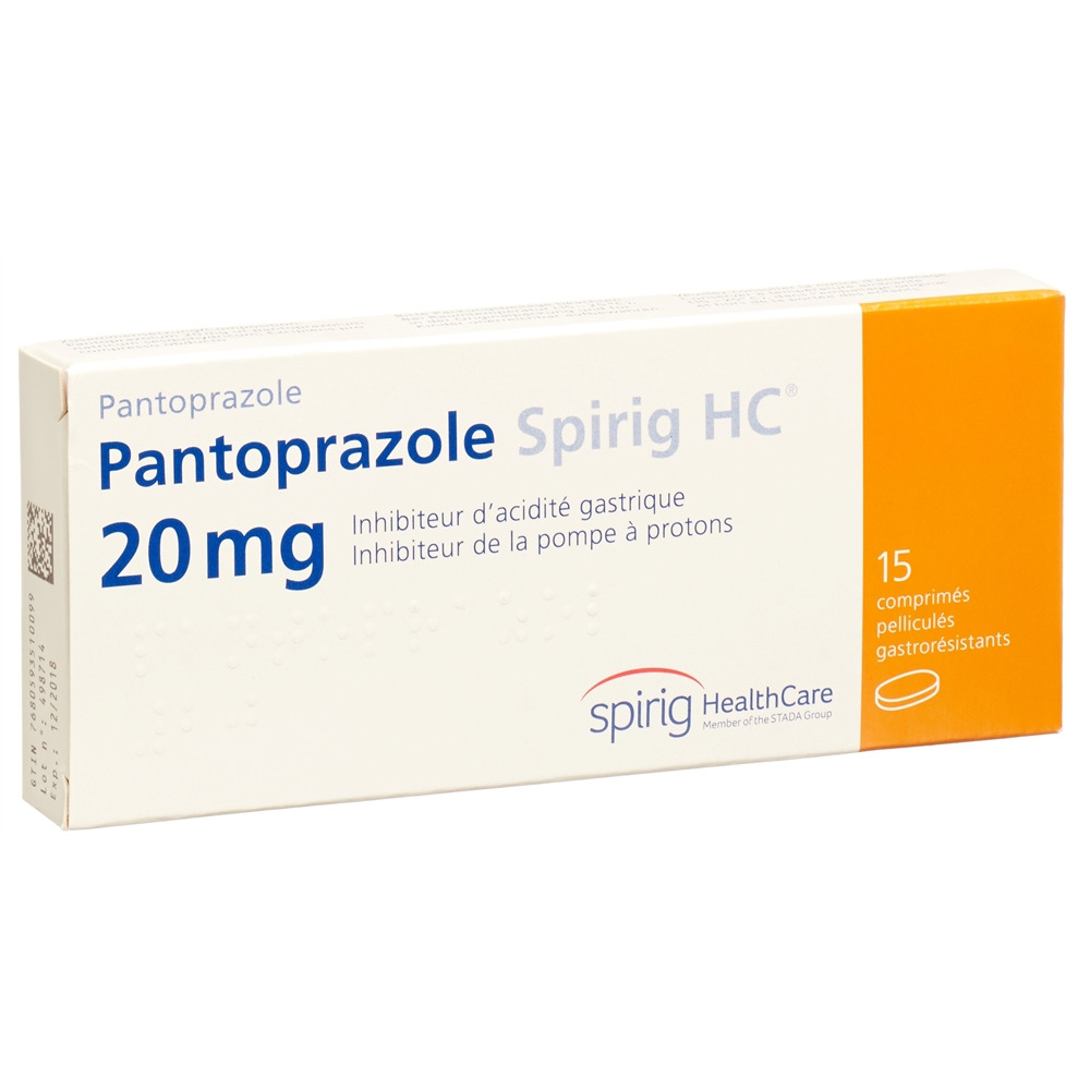 PANTOPRAZOLE Spirig HC cpr 20 mg 15 pce
