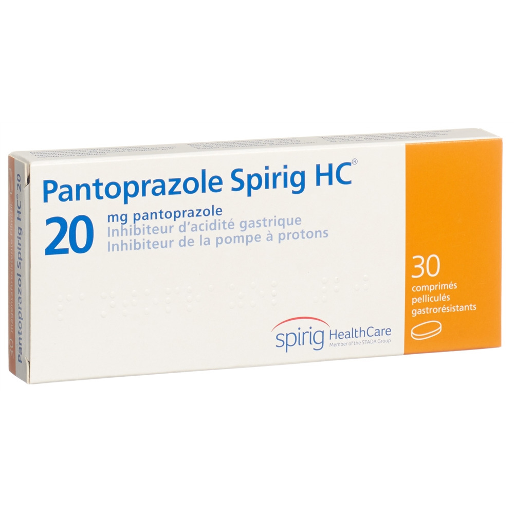 Pantoprazol Spirig HC 20 mg, magensaftresistente Tabletten